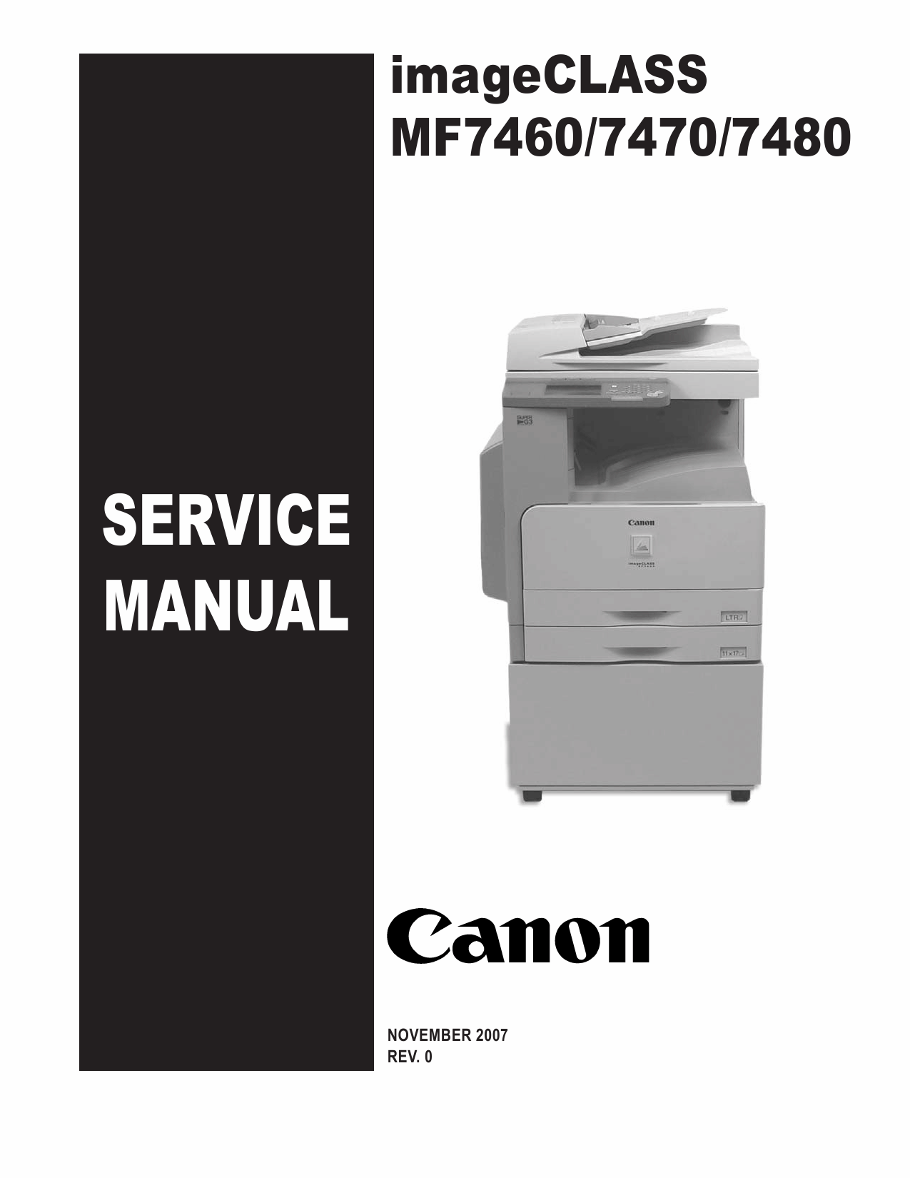 Canon imageCLASS MF-7460 7470 7480 Service and Parts Manual-1